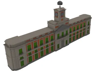 Puerta del Sol Madrid 3D Model preview