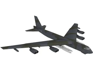 B-52G/H 3D Model preview