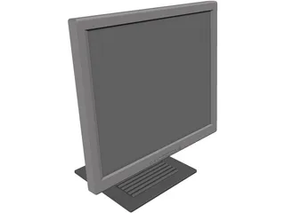 LG TFT Computer Monitor 3D Model preview