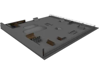 Skate Park 3D Model preview