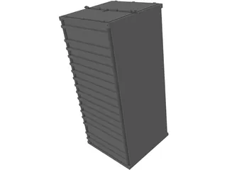 Container Shipping 20ft 3D Model preview