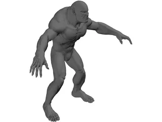Monster 3D Model preview