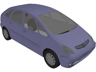 Citroen Xsara Picasso 3D Model preview