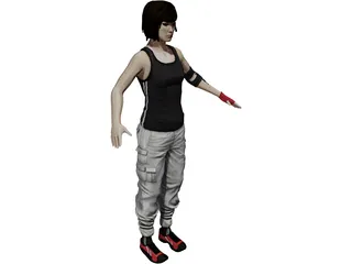 Faith [Mirrors Edge] 3D Model preview