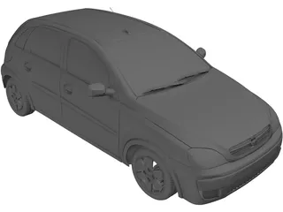 Opel Corsa 3D Model preview