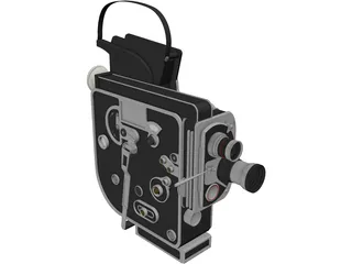 Camcorder Vintage 3D Model preview