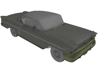 Chevrolet Impala (1958) 3D Model preview