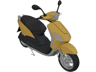 Scooter 3D Model preview