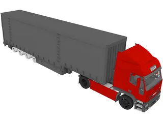 Iveco Eurotech 3D Model preview