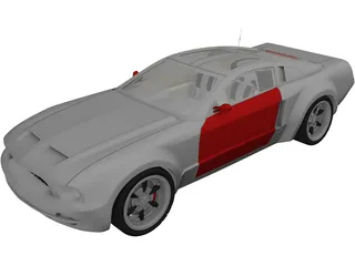 Ford Mustang [Tuned] 3D Model preview