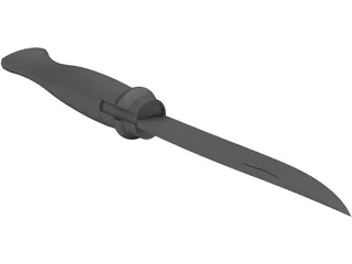 Opinel Knife 3D Model preview