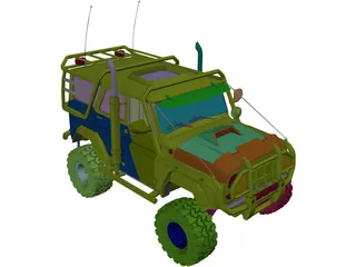 Jeep [Tuning] 3D Model preview