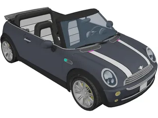 Mini Cooper Cabriolet 3D Model preview
