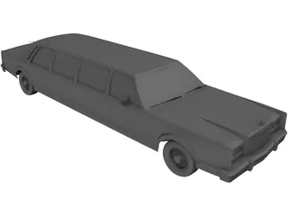 Lincoln Towncar 3D Model preview