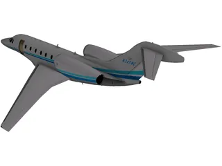 Cessna Citation X 3D Model preview