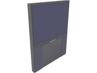 TV Projection 3D Model preview
