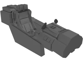 VF Cockpit 3D Model preview