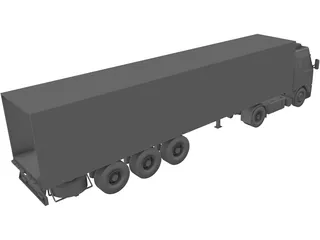 Volvo Remorque 3D Model preview