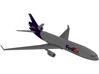 McDonnell Douglas/Boeing MD-11F FedEx 3D Model preview