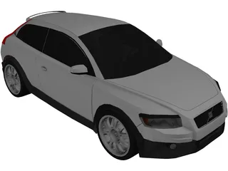 Volvo C30 3D Model preview
