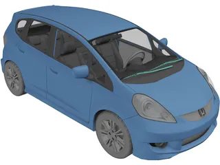 Honda Fit [Jazz] 3D Model preview