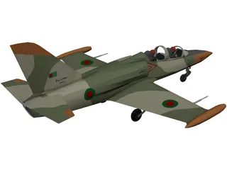 Aero L-39 Albatros Bangladesh Air Force 3D Model preview