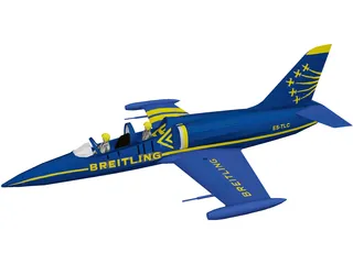 Aero L-39 Albatros Breitling 3D Model preview