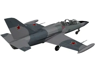 Aero L-39 Albatros Soviet Air Force 3D Model preview
