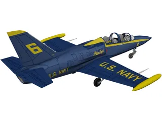 Aero L-39 Albatros US Navy 3D Model preview