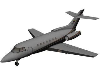 Hawker 850XP 3D Model preview