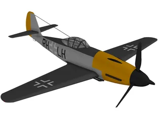 Messerschmitt ME 309 3D Model preview