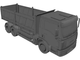 MAN T6L8.210 Truck 3D Model preview