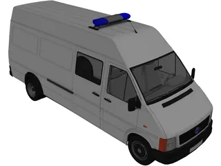 Ambulance 3D Model preview