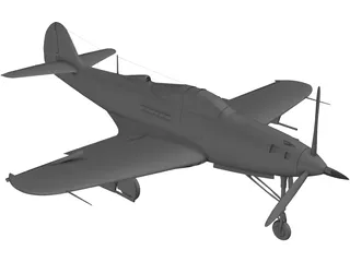 COBRA Airplane 3D Model preview