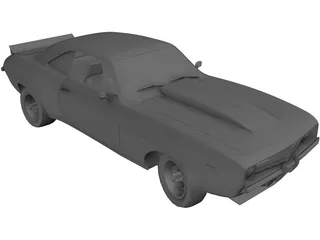 Chevrolet Camaro (1967) 3D Model preview