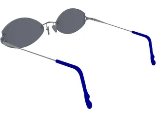 Glasses 3D Model preview