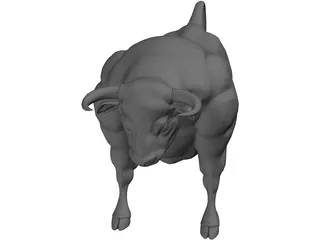 Bull 3D Model preview