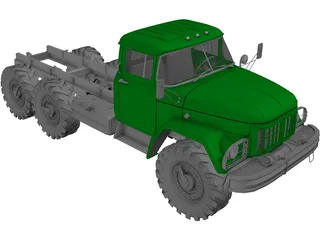 ZIL 131 3D Model preview