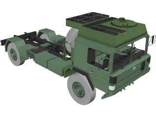 MAN Military Truck 3D Model preview