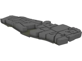 Pienza Italy 3D Model preview