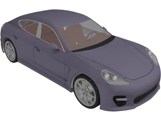 Porsche Panamera (2010) 3D Model preview