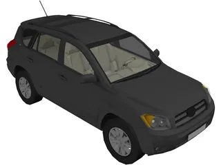 Toyota RAV4 (2008) 3D Model preview