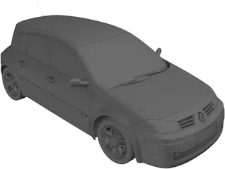Renault Megane 3D Model preview