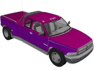 Dodge Ram 3500 (1994) 3D Model preview