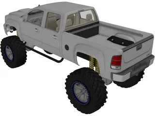 GMC Sierra [Lifted] 3D Model preview