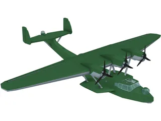 Dornier Do 24 ATT 3D Model preview