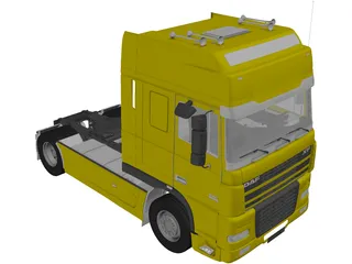 DAF XF 530 3D Model preview