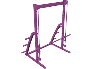 Simulator Rack 3D Model preview