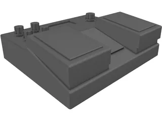 Boss DD-20 Guitar Pedal 3D Model preview