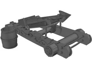 Cross Bow 3D Model preview